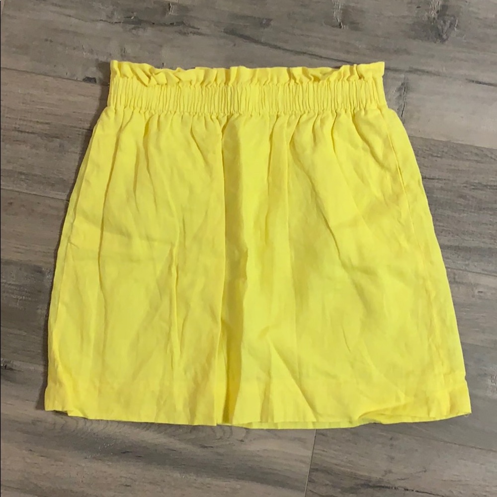 JCrew linen skirt